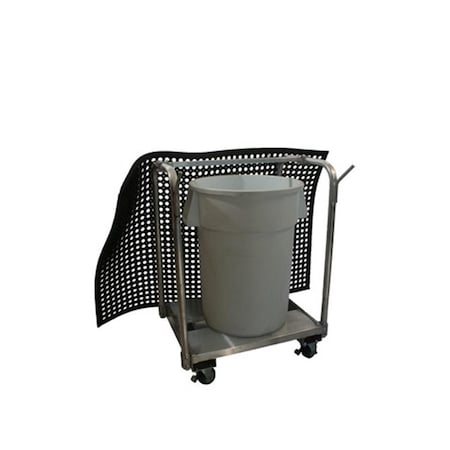 Daphnes Dinnette Mat Aluminum Cart, 46 x 34 x 36 in. DA116608
